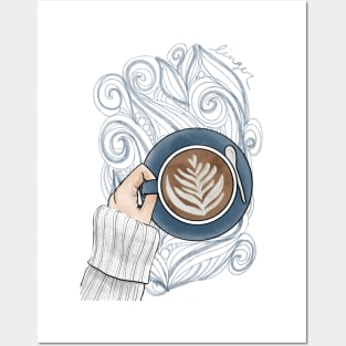 Linger with Your Latte Posters and Art